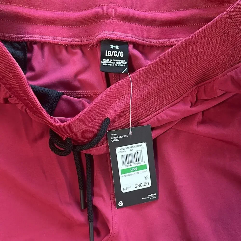 NWT Under Armour Sportstyle Elite Crop Pants‎ Large